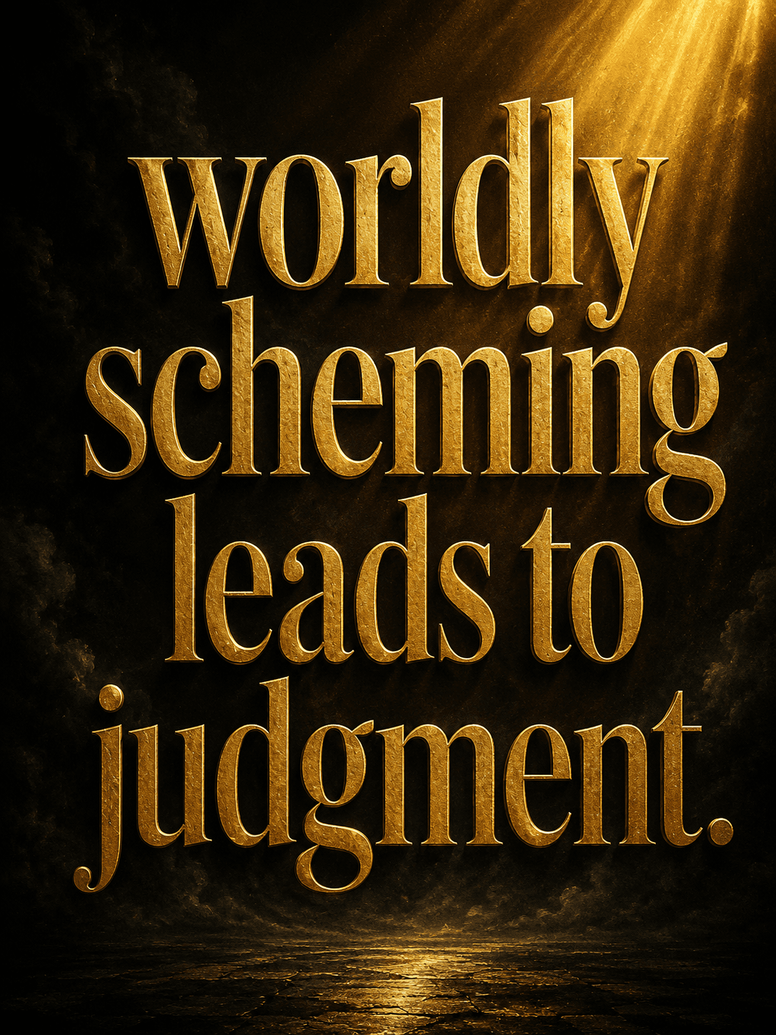Faithfulness to God leads to blessing and lineage; worldly scheming leads to judgment.