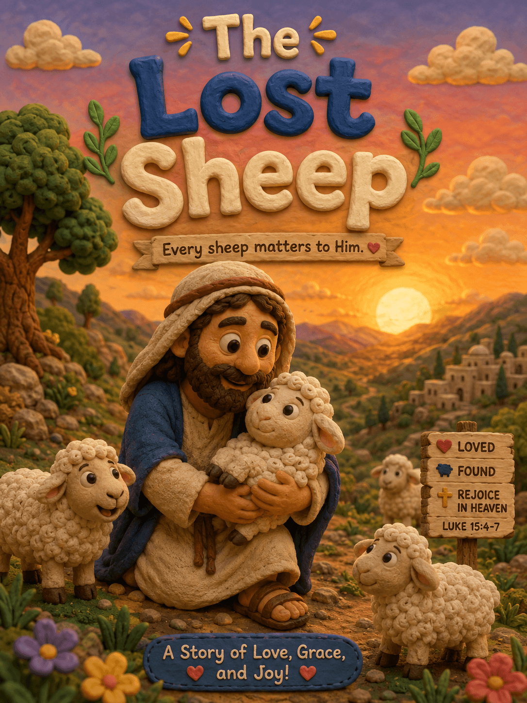 The Lost Sheep - Style Claymation
