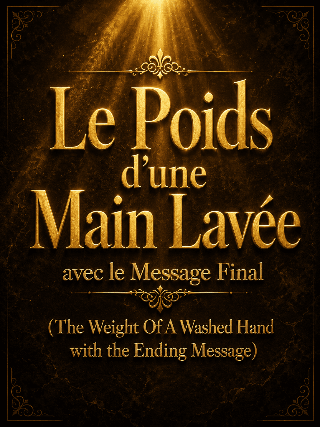 Le Poids d’une Main Lavée — avec le Message Final