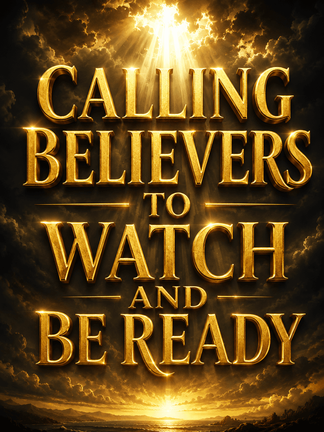 CALLING BELIEVERS TO WATCH AND BE READY