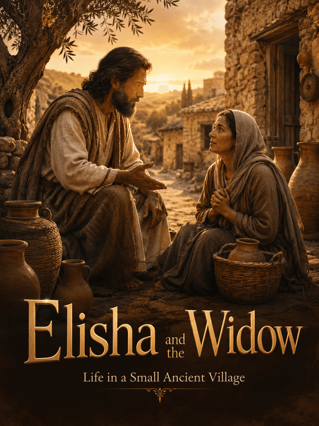 Elisha and the Widow life in a small ancient village