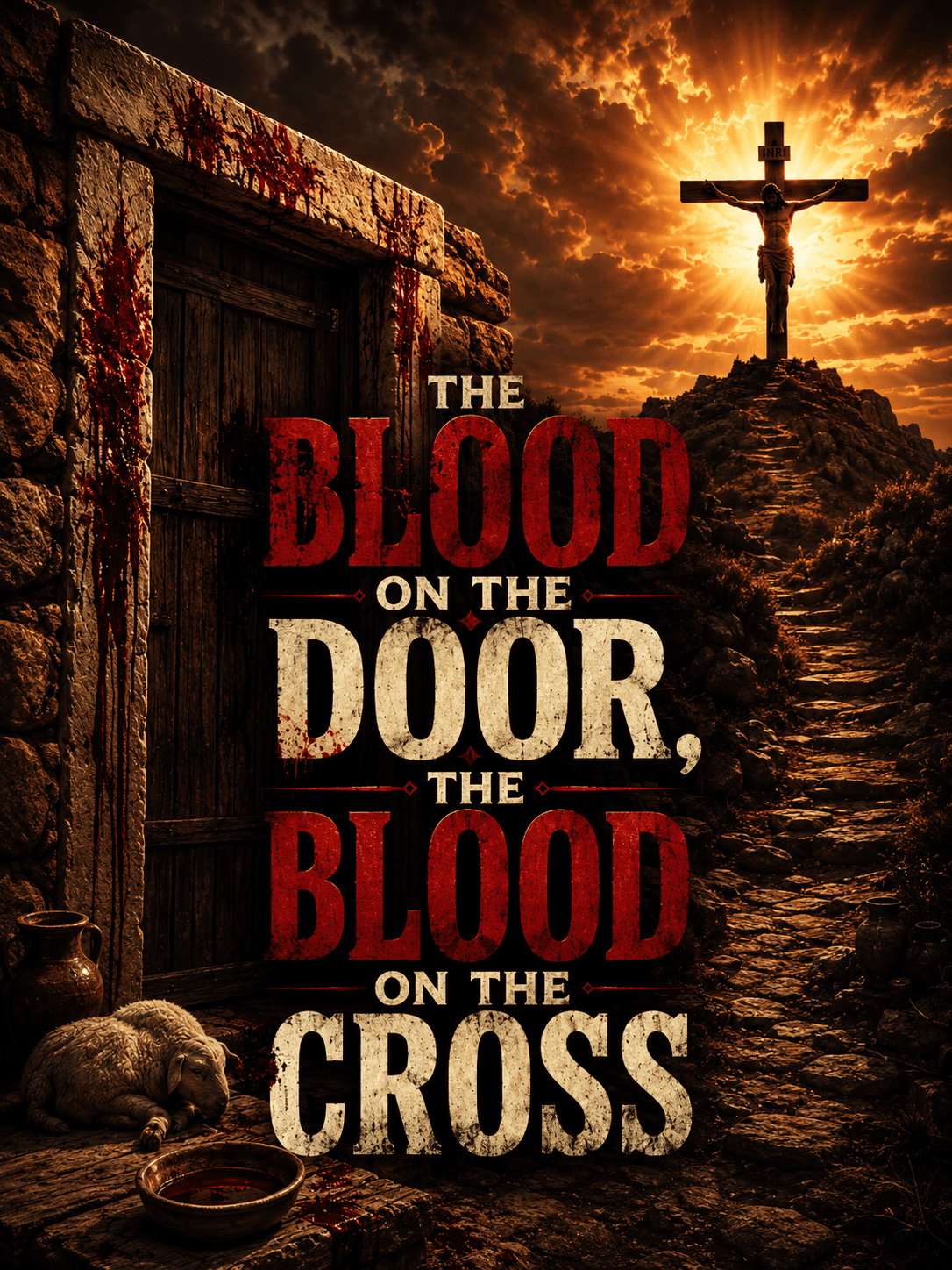 The Blood on the Door, the Blood on the Cross