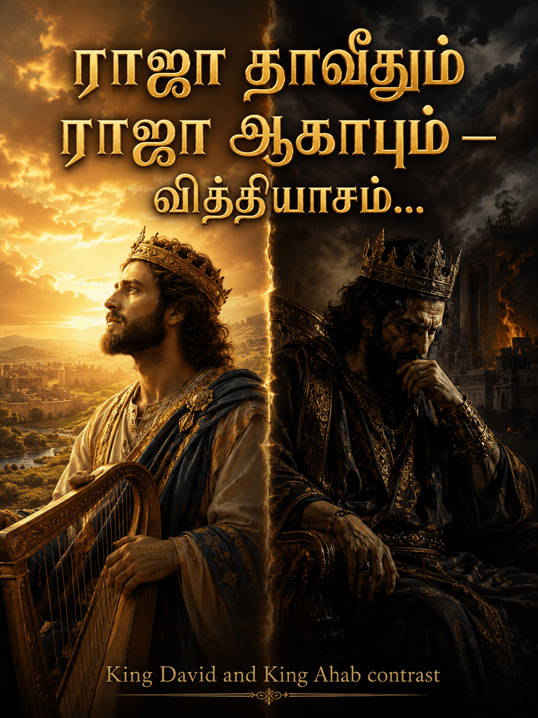 ராஜா தாவீதும் ராஜா ஆகாபும் — வித்தியாசம்