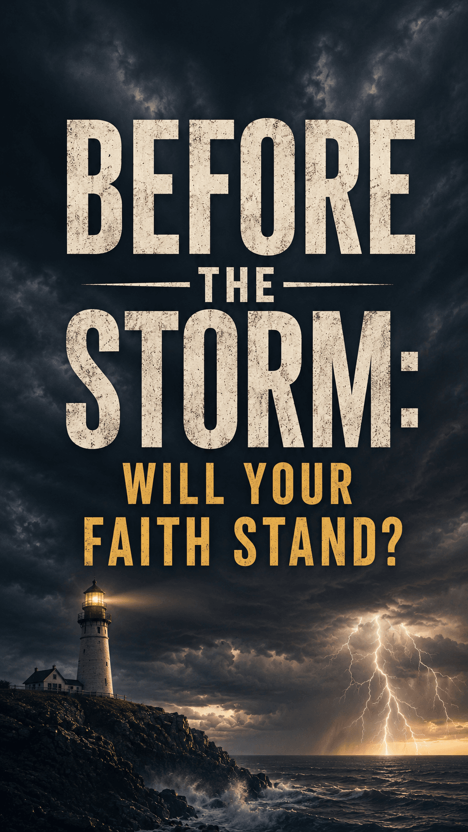 Before the Storm: Will Your Faith Stand?
