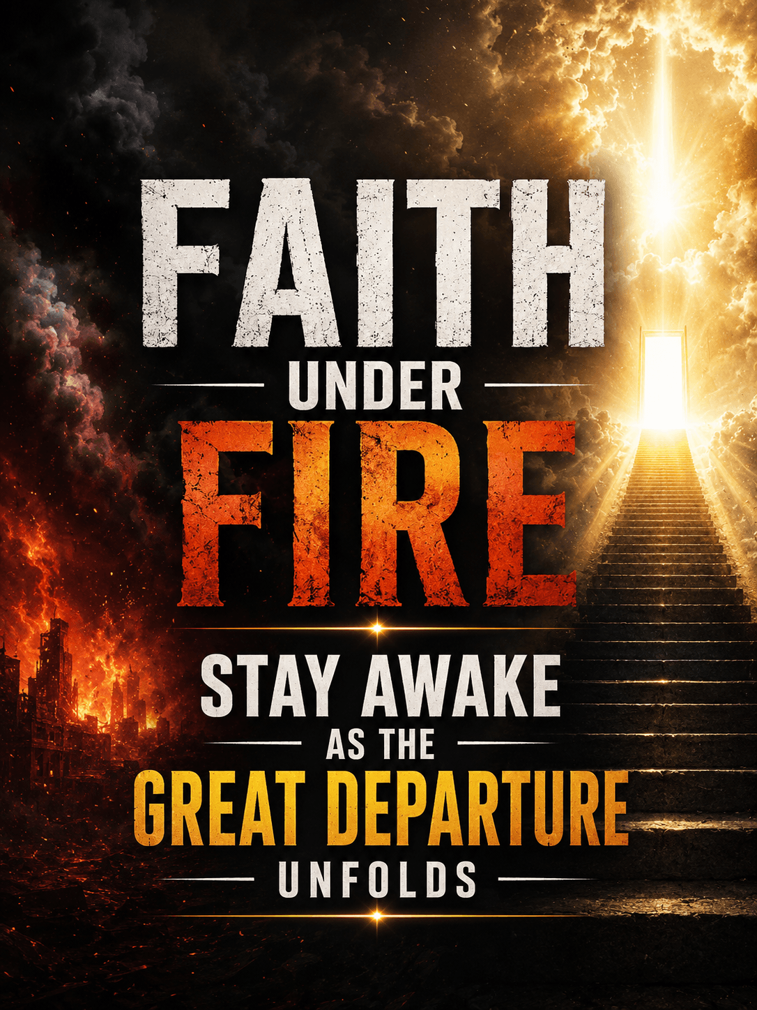 Faith Under Fire Stay Awake as the Great Departure Unfolds