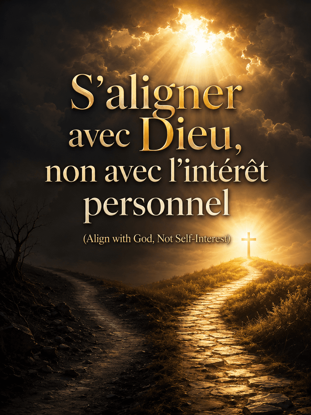 S’aligner avec Dieu, non avec l’intérêt personnel
