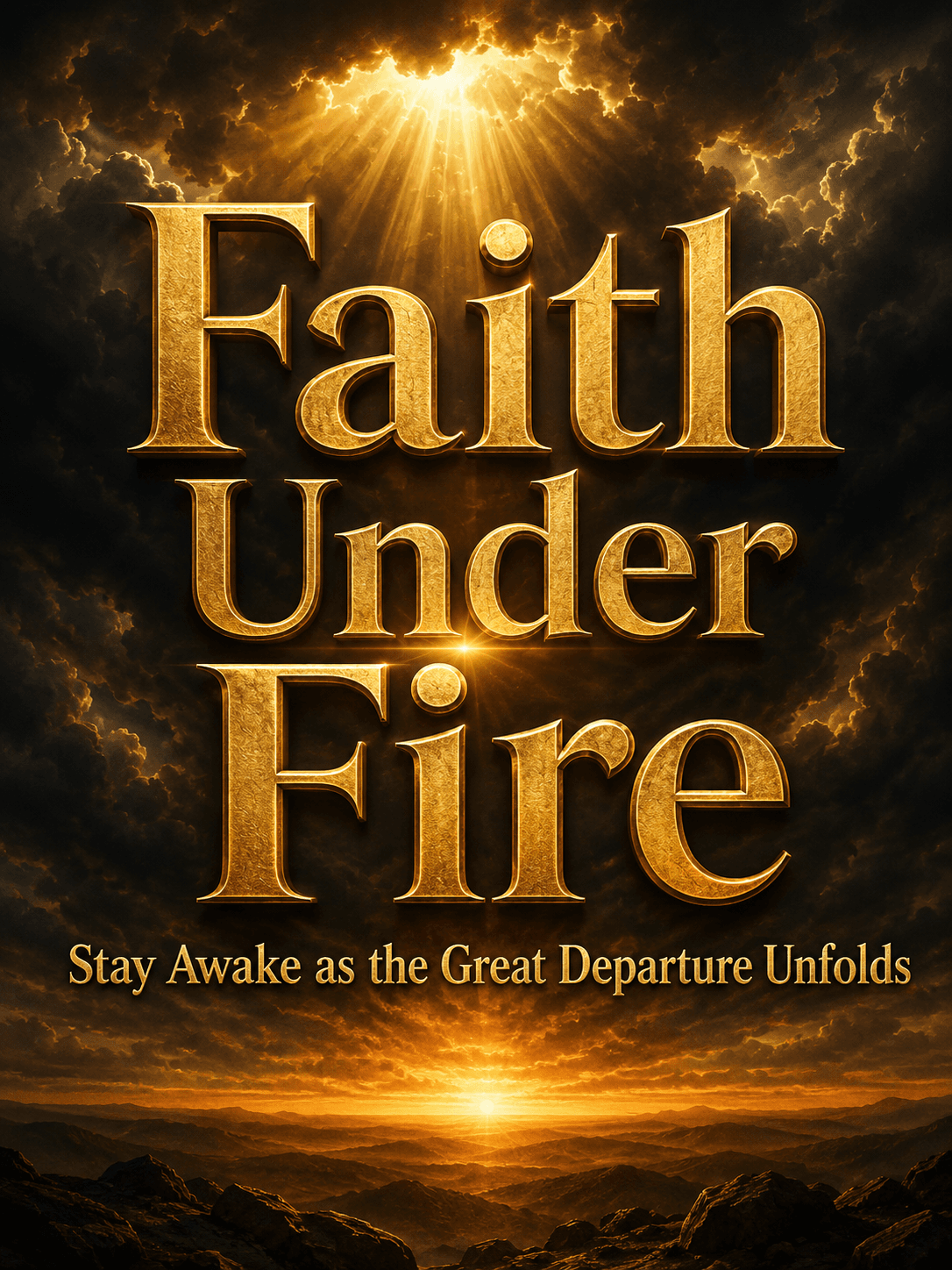 Faith Under Fire Stay Awake as the Great Departure Unfolds