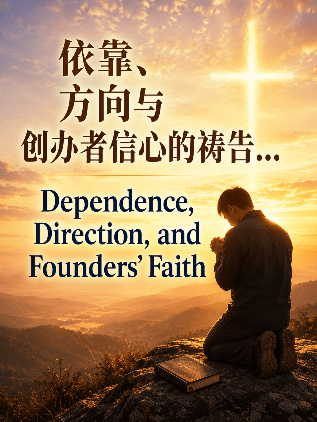 依靠、方向与创办者信心的祷告