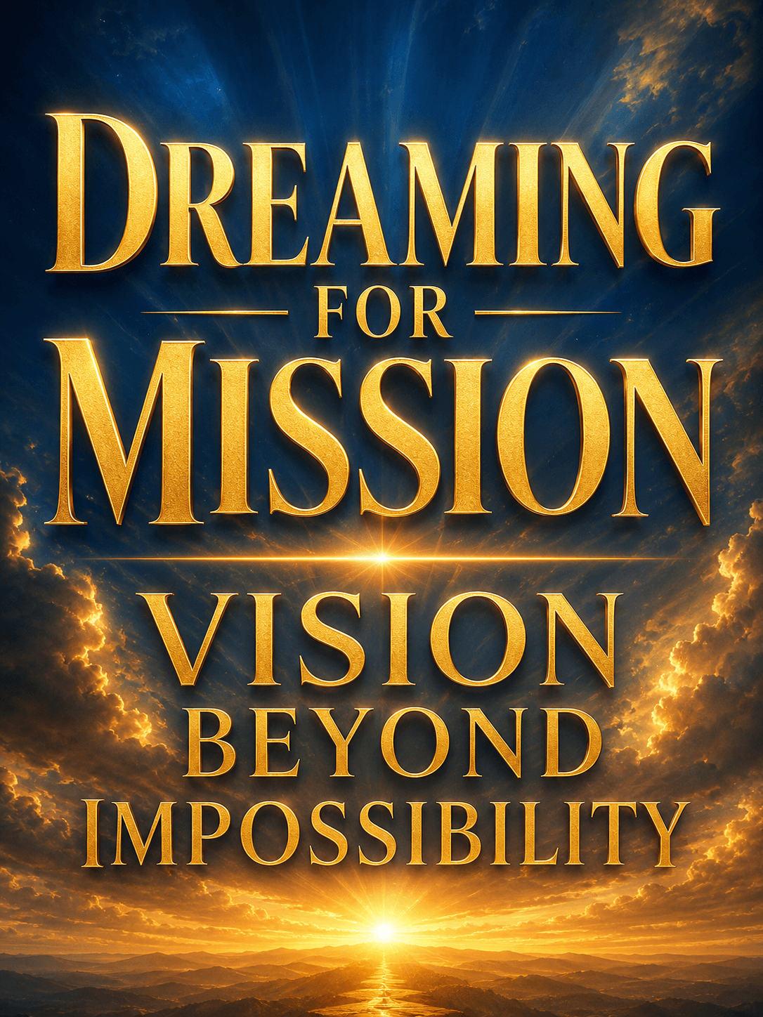 DREAMING FOR MISSION VISION BEYOND IMPOSSIBILITY